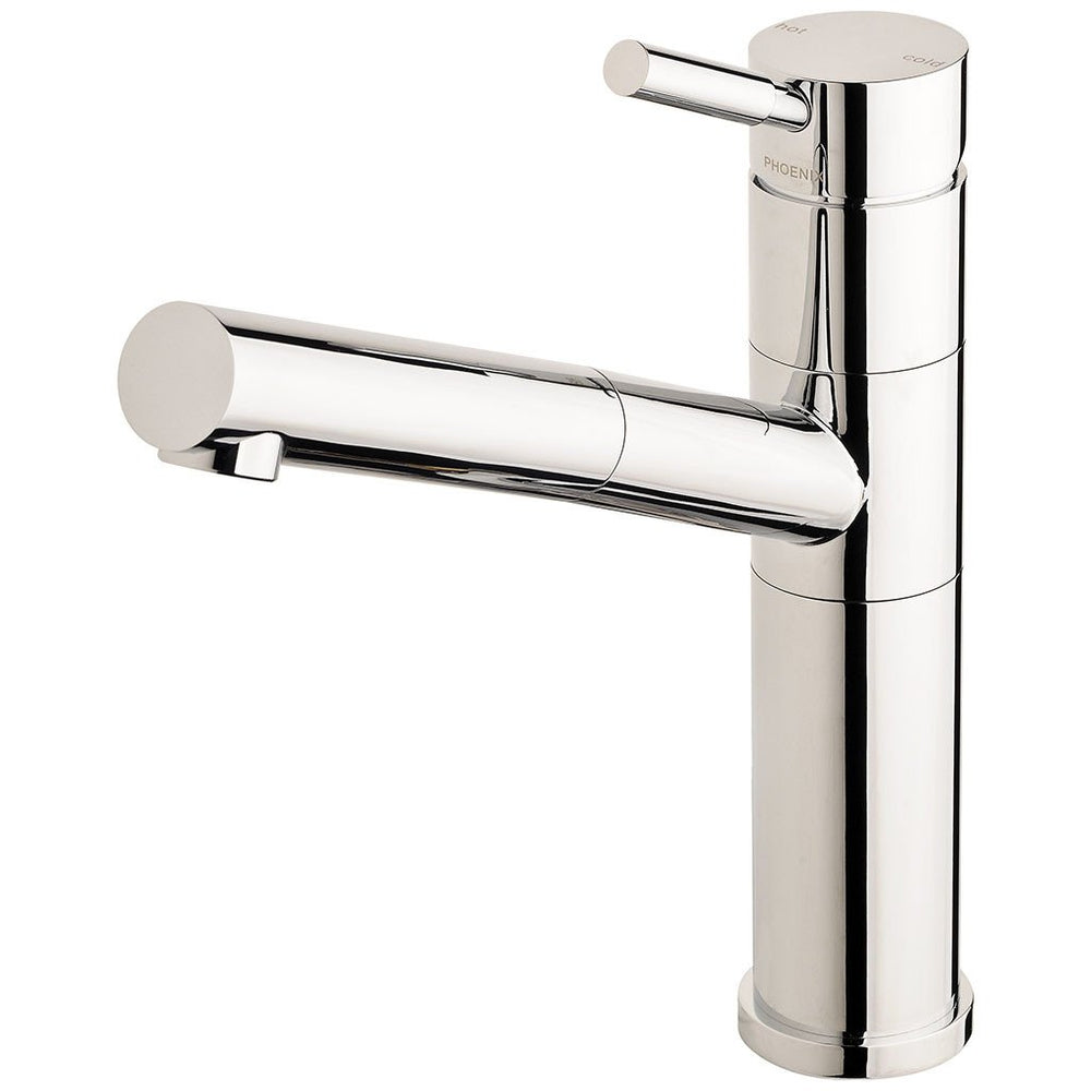PHOENIX VIVID PREMIUM PULL OUT SINK MIXER 264MM CHROME