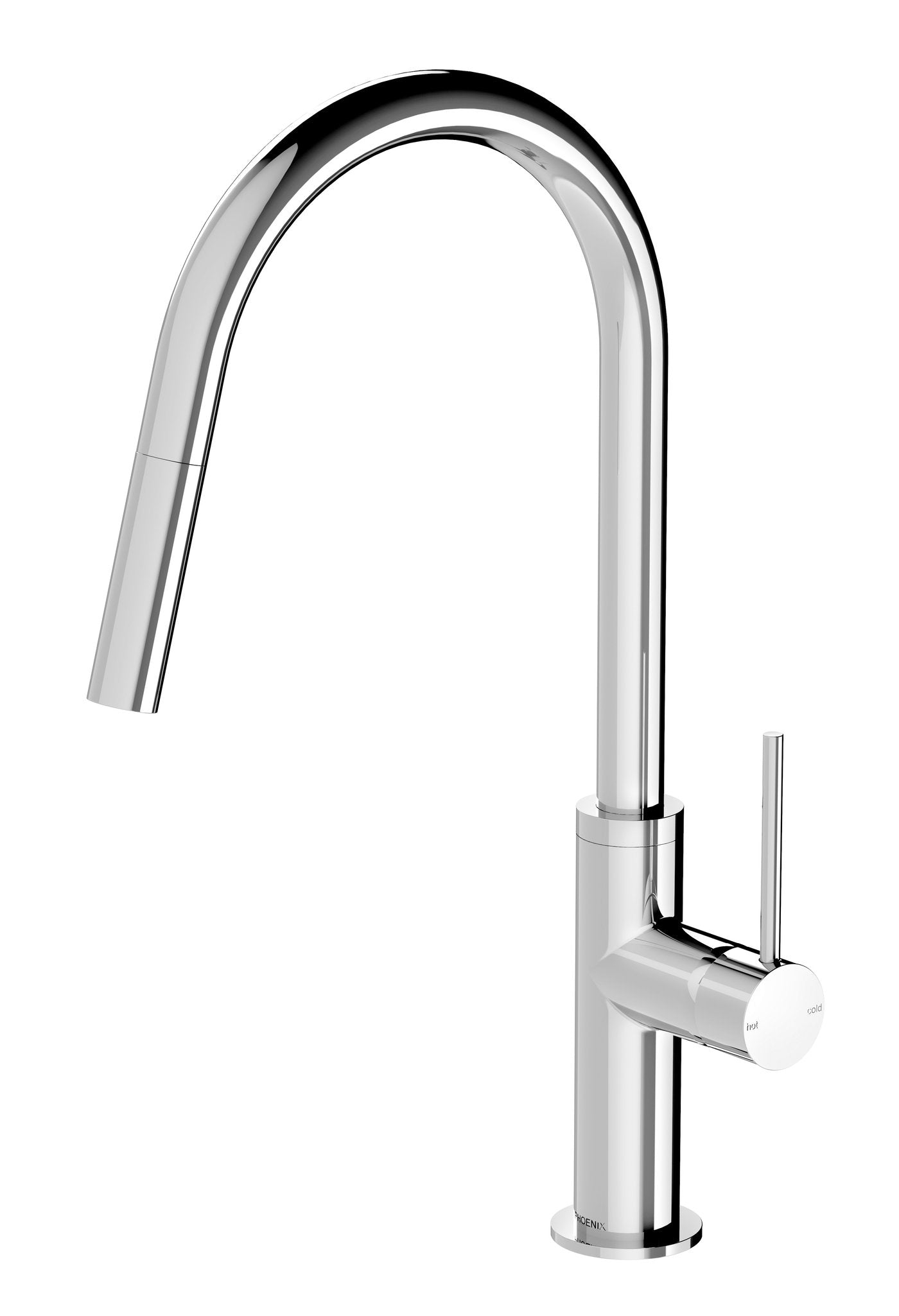 PHOENIX VIVID SLIMLINE PULL OUT SINK MIXER CHROME