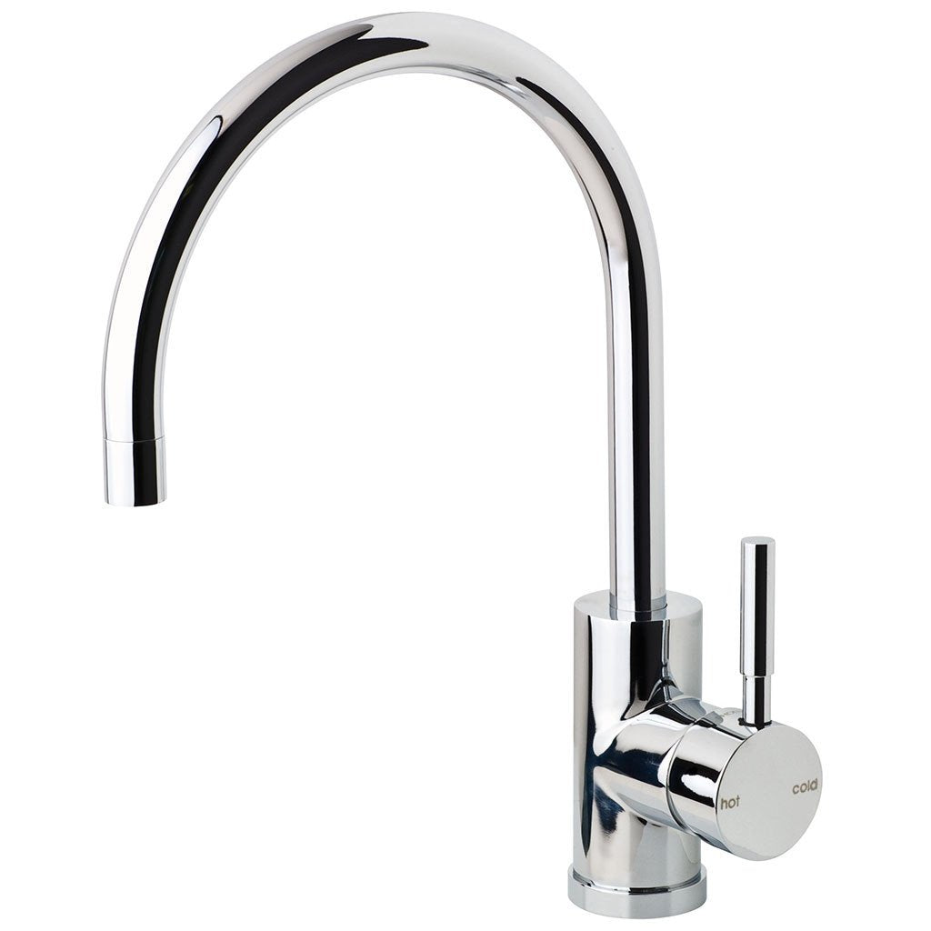 PHOENIX VIVID SINK MIXER 220MM GOOSENECK CHROME