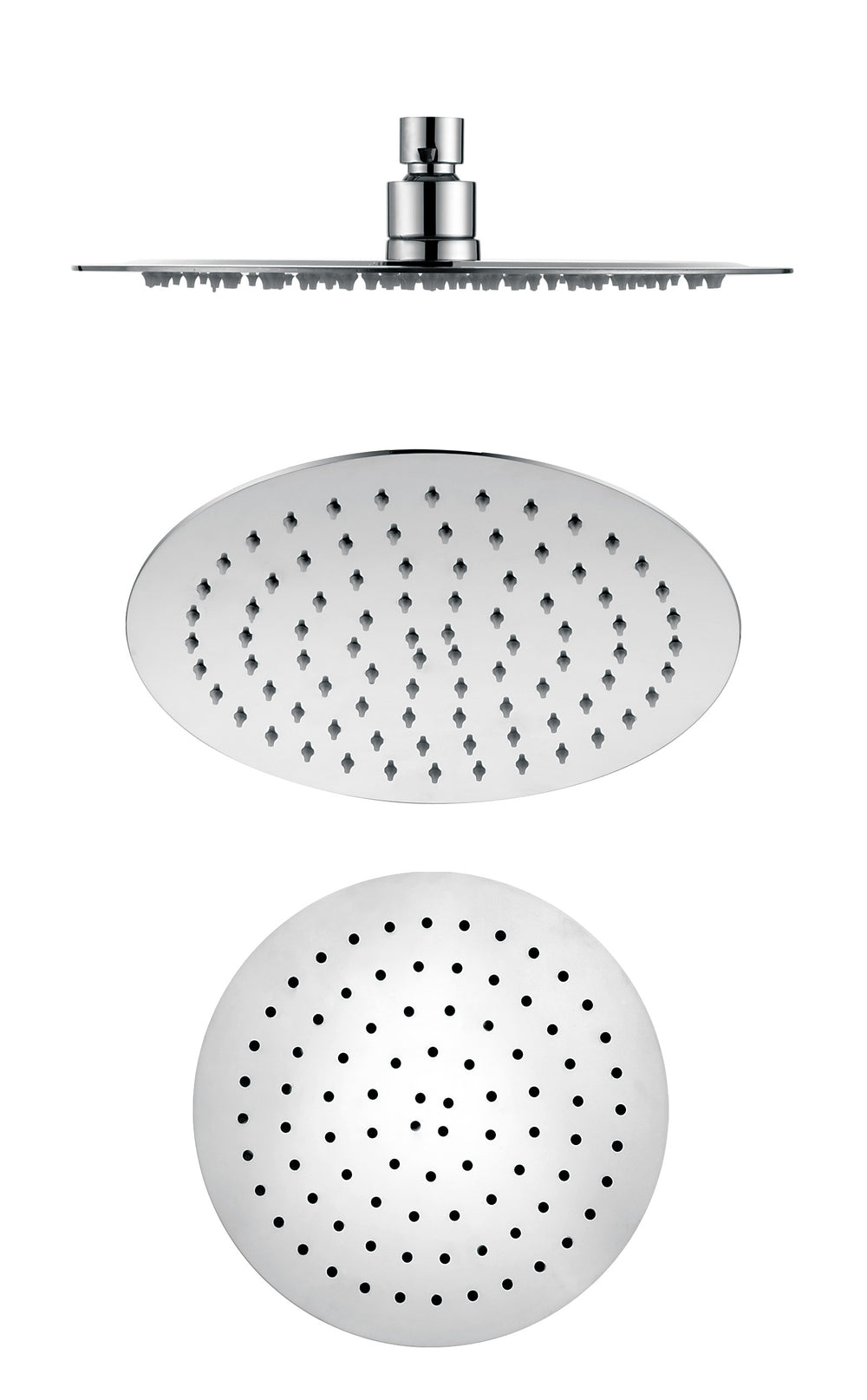 QUOSS AURA RAINFALL SHOWER SET ROUND 505MM CHROME