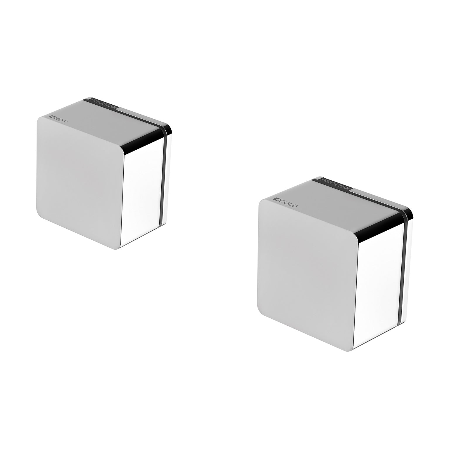 PHOENIX ALIA WALL TOP ASSEMBLIES EXTENDED SPINDLES CHROME