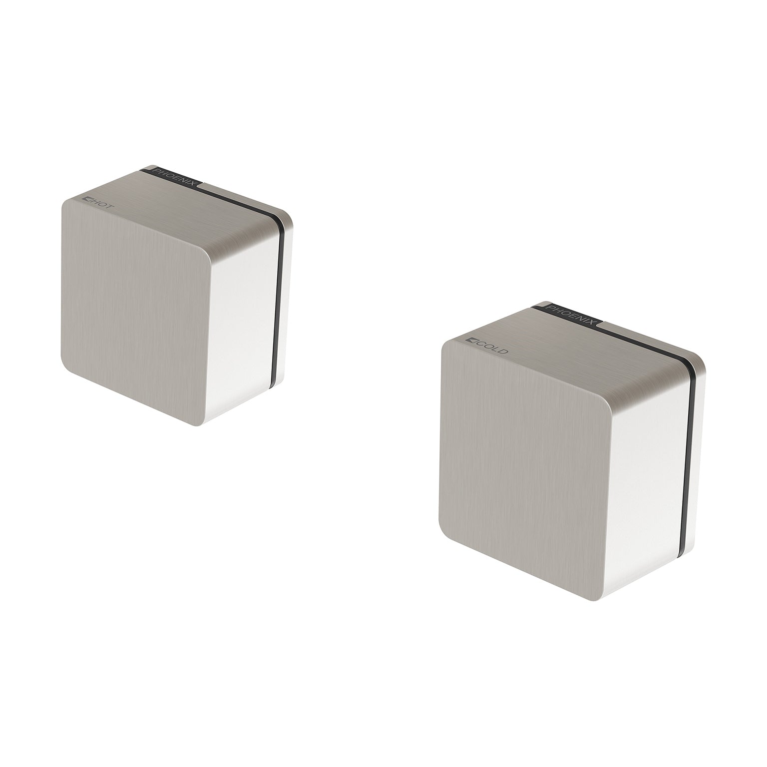 PHOENIX ALIA WALL TOP ASSEMBLIES EXTENDED SPINDLES BRUSHED NICKEL