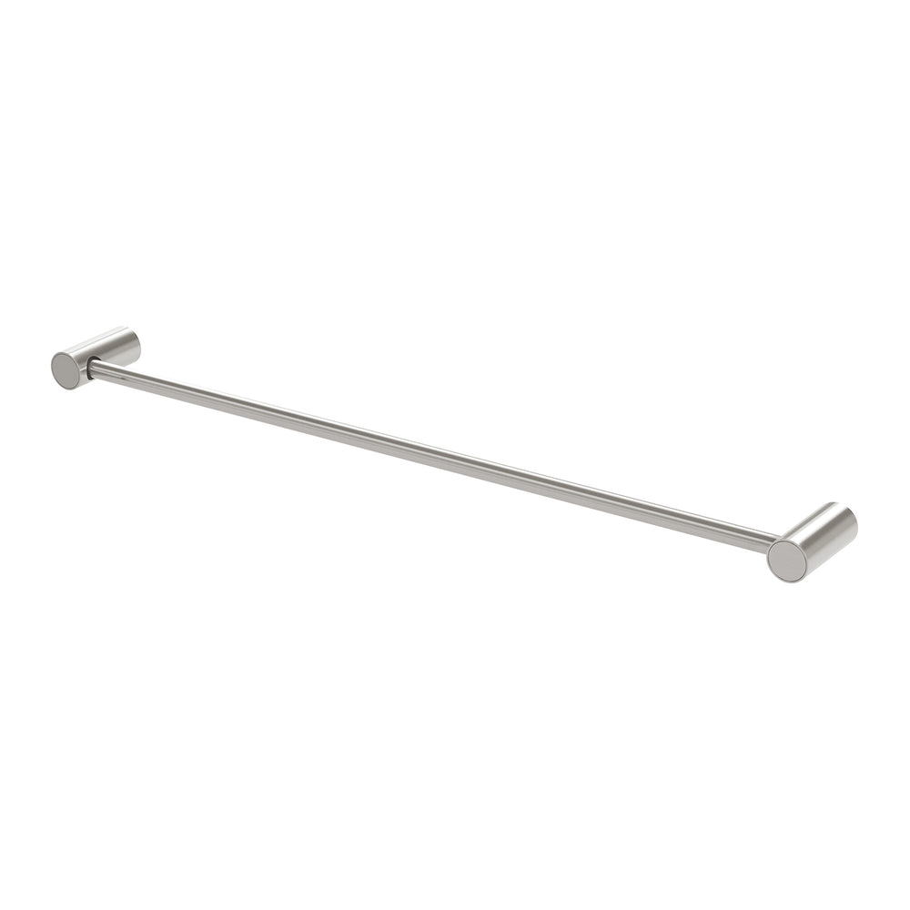 PHOENIX VIVID SLIMLINE SINGLE NON-HEATED TOWEL RAIL BRUSHED NICKEL 600MM AND 800MM