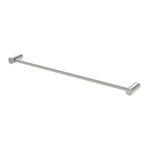 PHOENIX VIVID SLIMLINE SINGLE NON-HEATED TOWEL RAIL BRUSHED NICKEL 600MM AND 800MM