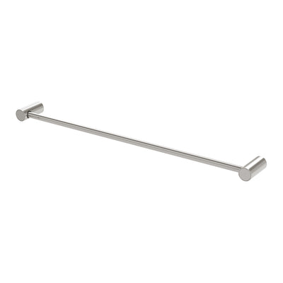 PHOENIX VIVID SLIMLINE SINGLE NON-HEATED TOWEL RAIL BRUSHED NICKEL 600MM AND 800MM