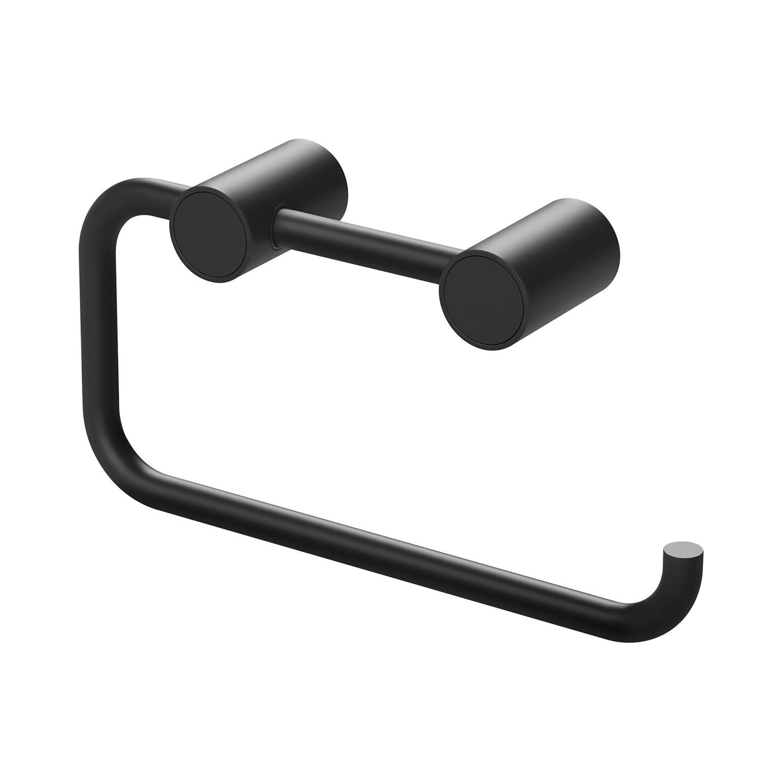 PHOENIX VIVID SLIMLINE TOILET ROLL HOLDER MATTE BLACK 180MM