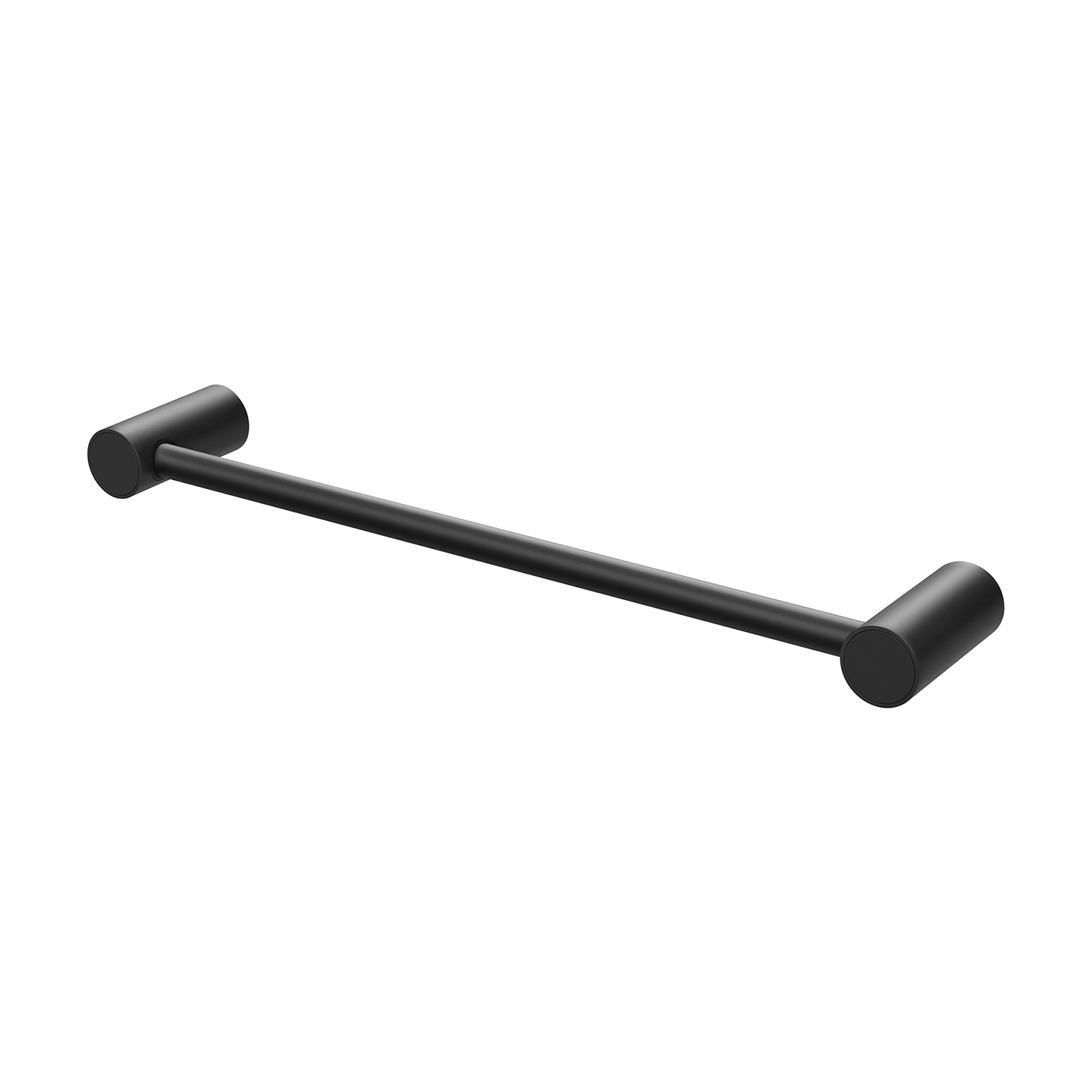 PHOENIX VIVID SLIMLINE NON-HEATED HAND TOWEL RAIL MATTE BLACK 350MM