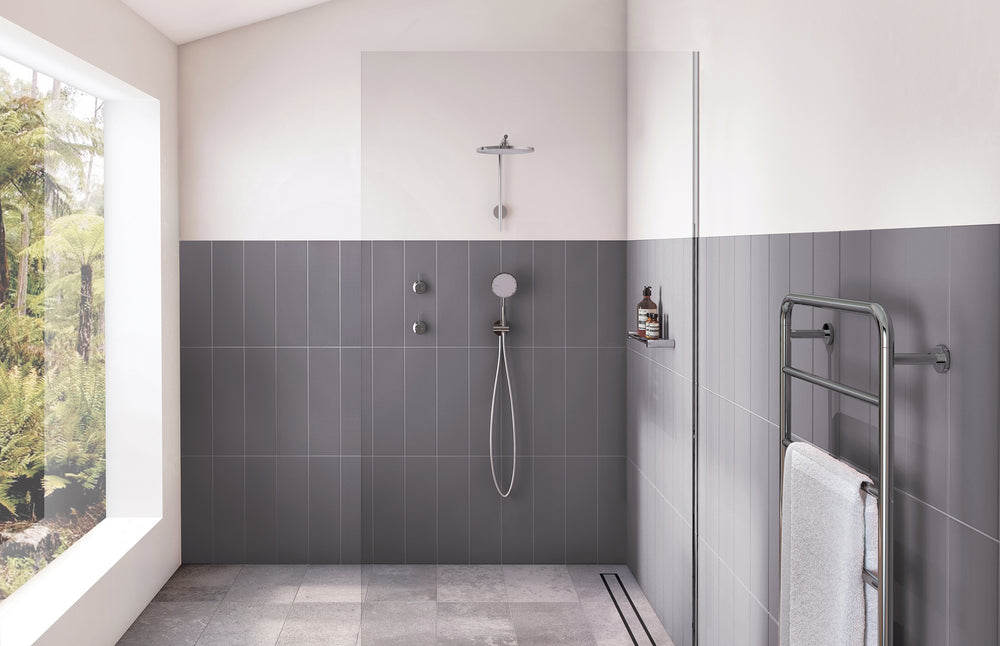 PHOENIX VIVID SLIMLINE NON-HEATED TOWEL LADDER CHROME 500MM