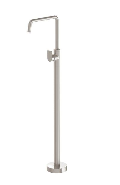 PHOENIX MEKKO FLOOR MOUNTED BATH MIXER BRUSHED NICKEL