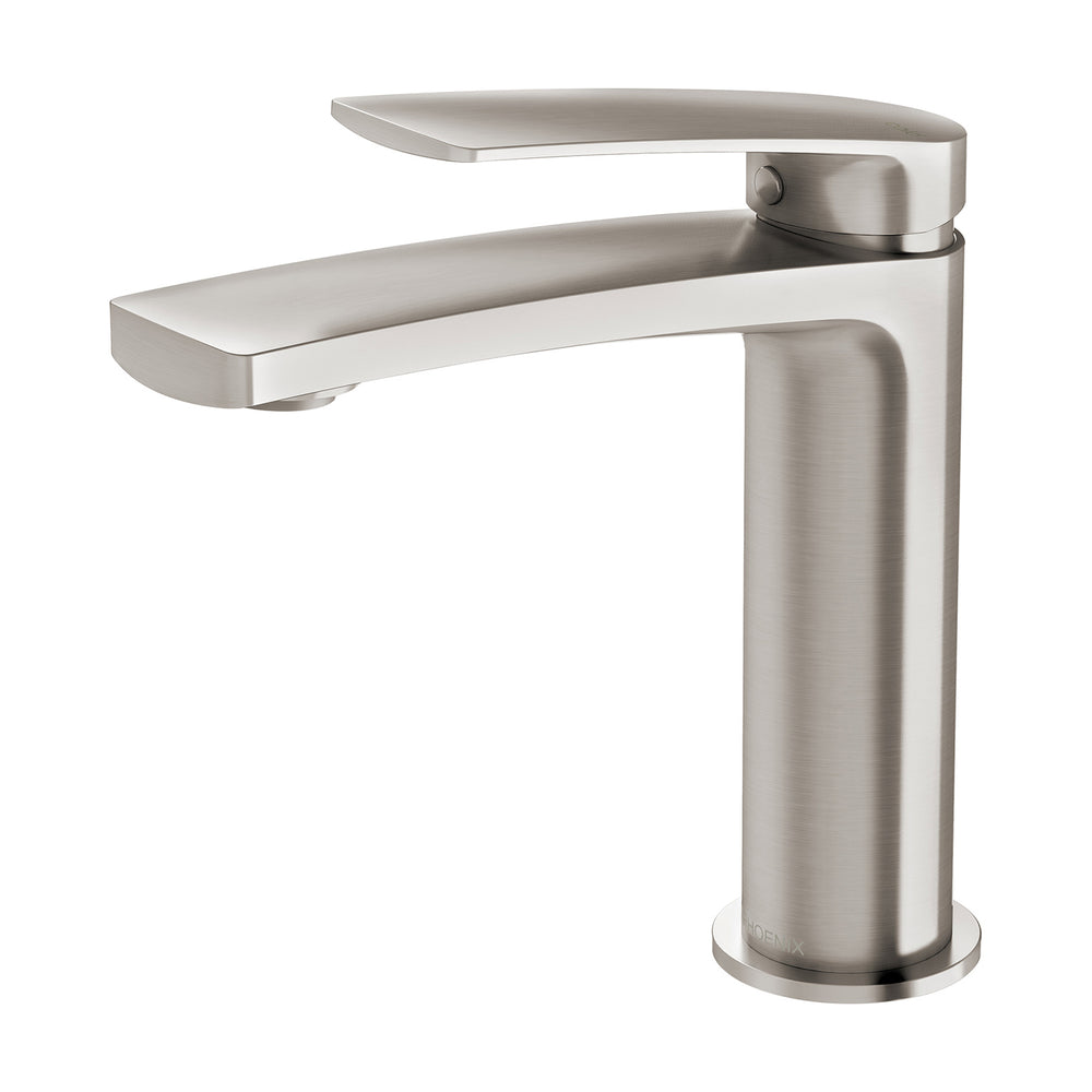 PHOENIX MEKKO BASIN MIXER 145MM BRUSHED NICKEL