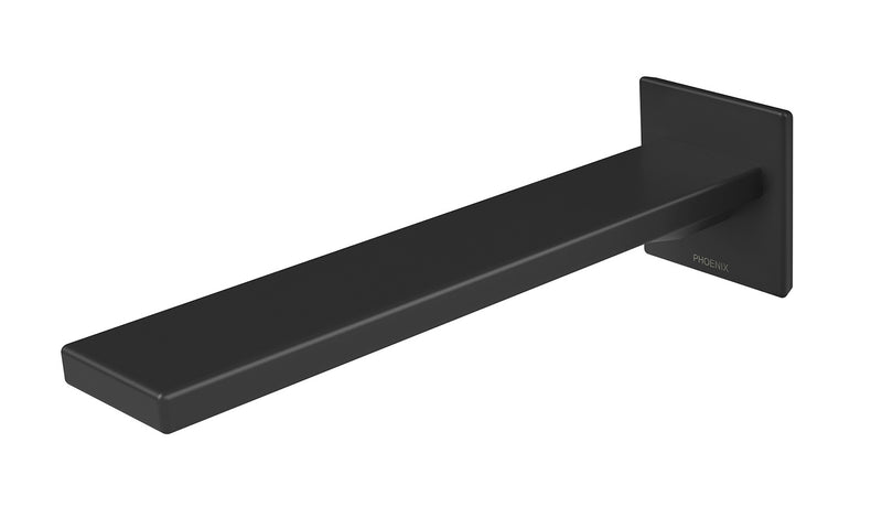 PHOENIX ZIMI WALL BASIN OUTLET 200MM MATTE BLACK