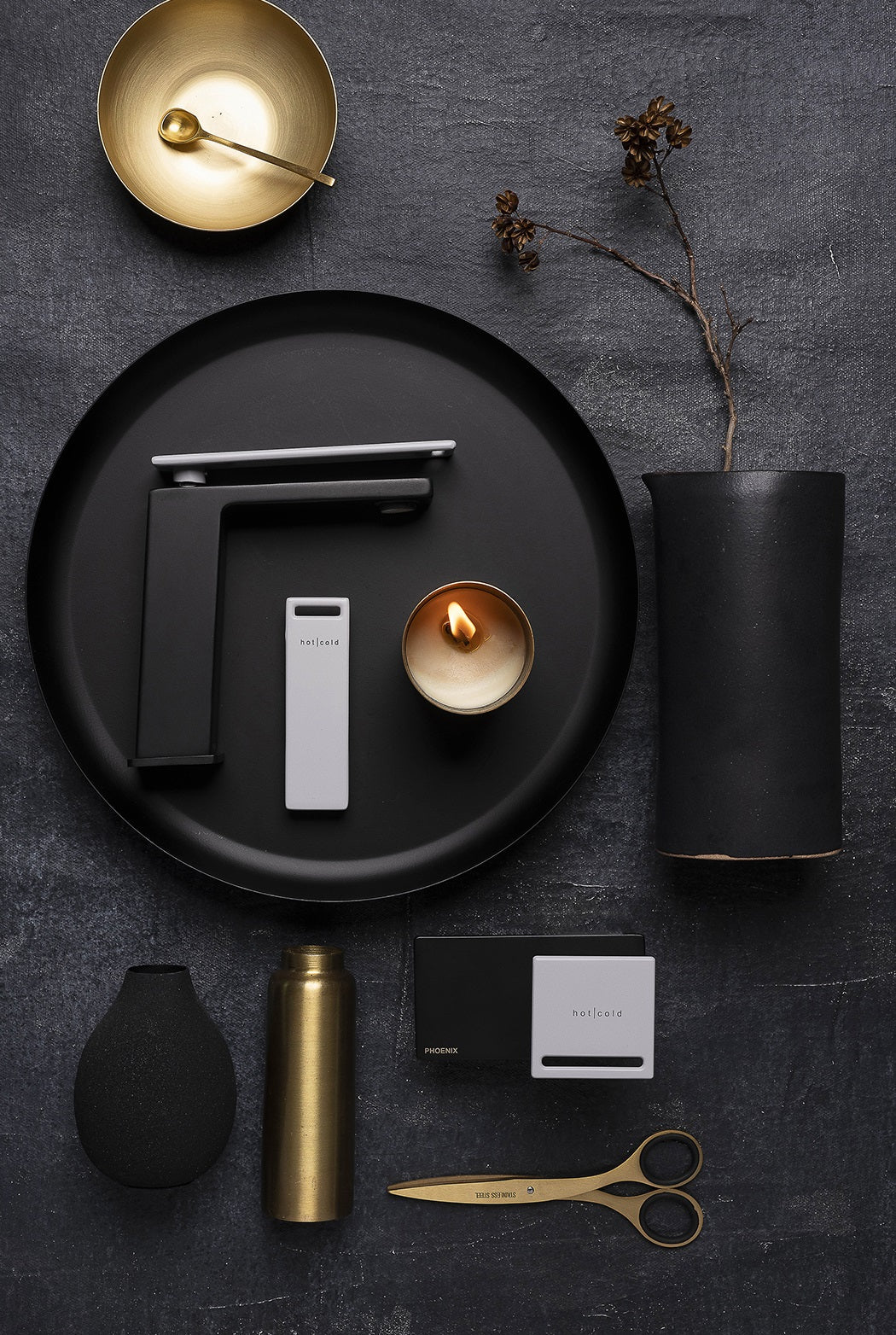 PHOENIX ZIMI BASIN MIXER 147MM MATTE BLACK