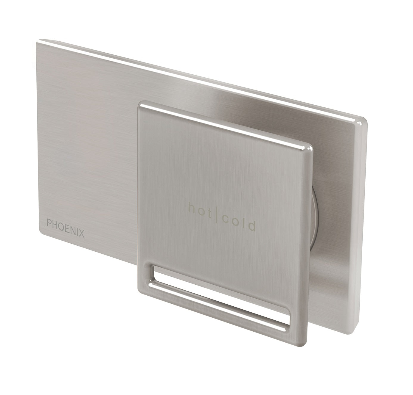 PHOENIX ZIMI SHOWER / WALL MIXER 116Mm BRUSHED NICKEL