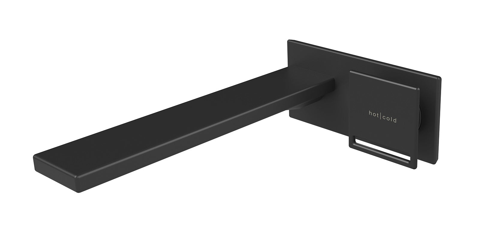 PHOENIX ZIMI WALL BASIN / BATH MIXER SET 219MM MATTE BLACK
