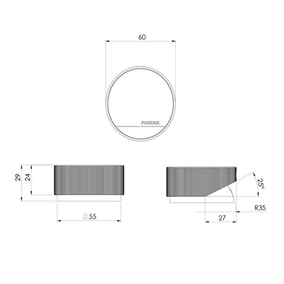 PHOENIX AXIA HOB MIXER CHROME