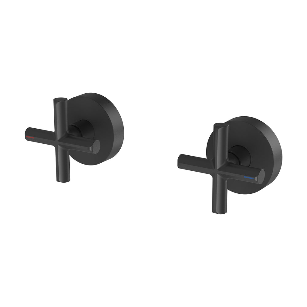 PHOENIX VIVID SLIMLINE PLUS LEAD FREE WALL TOP ASSEMBLIES MATTE BLACK