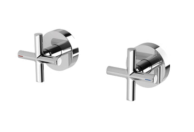 PHOENIX VIVID SLIMLINE PLUS LEAD FREE WALL TOP ASSEMBLIES EXTENDED SPINDLES CHROME