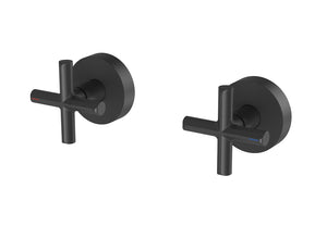 PHOENIX VIVID SLIMLINE PLUS WALL TOP ASSEMBLIES EXTENDED SPINDLES MATTE BLACK