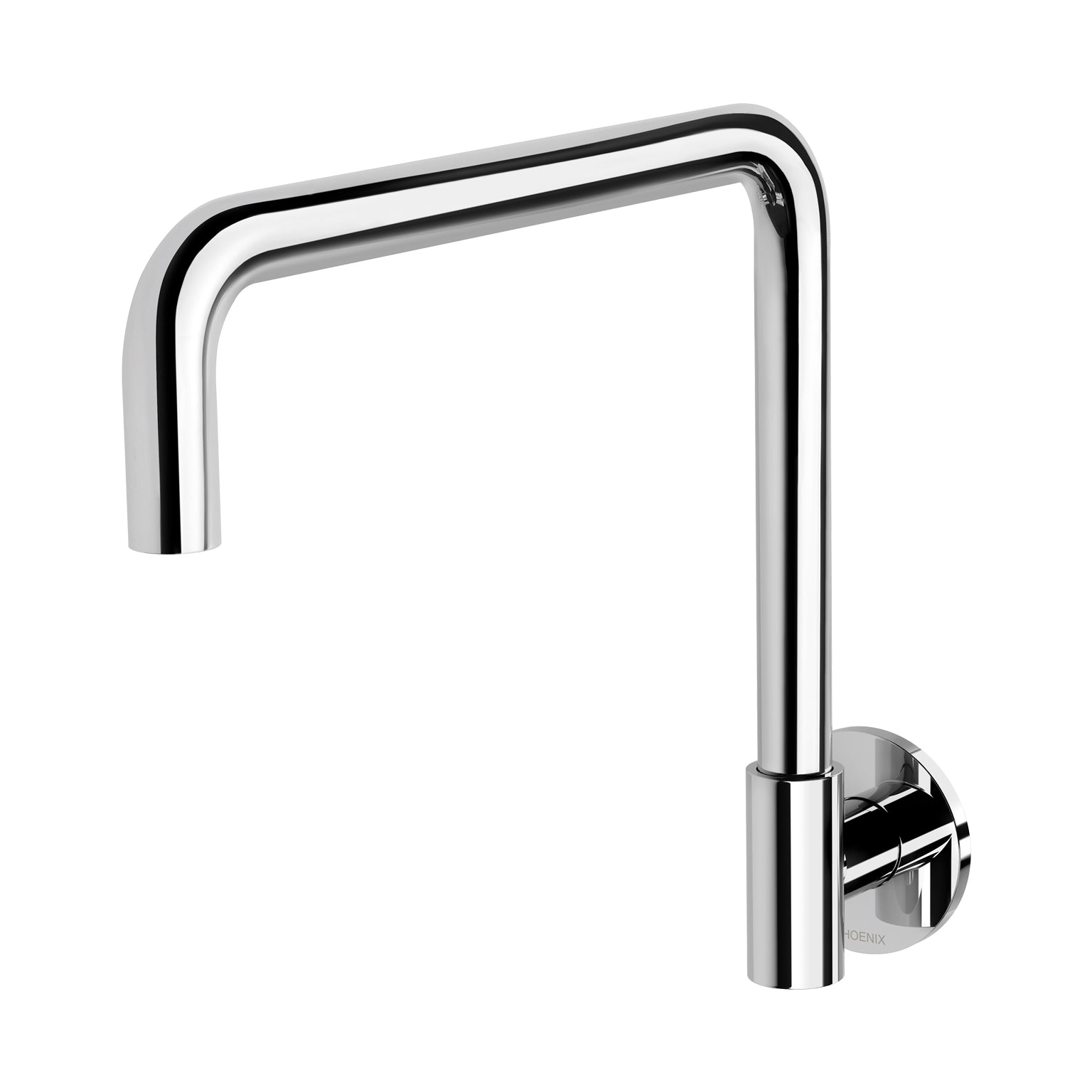 PHOENIX VIVID SLIMLINE PLUS WALL SINK OUTLET 240MM SQUARELINE CHROME