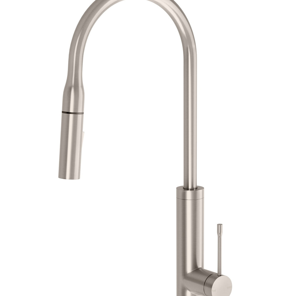 PHOENIX DEJA LEAD FREE PULL OUT SINK MIXER 499MM BRUSHED NICKEL