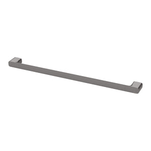 PHOENIX NUAGE SINGLE NON-HEATED TOWEL RAIL BRUSHED CARBON 600MM AND 800MM