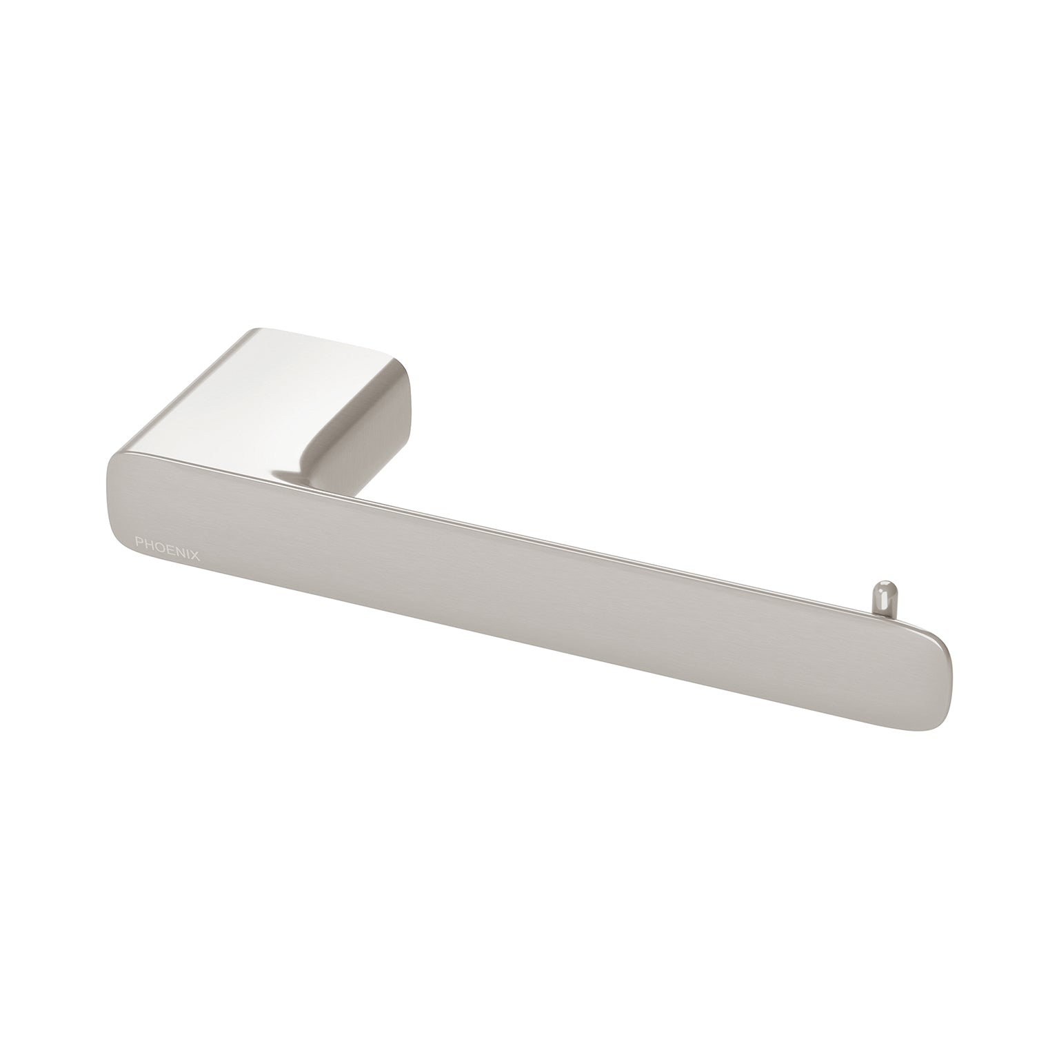 PHOENIX NUAGE TOILET ROLL HOLDER BRUSHED NICKEL 187MM