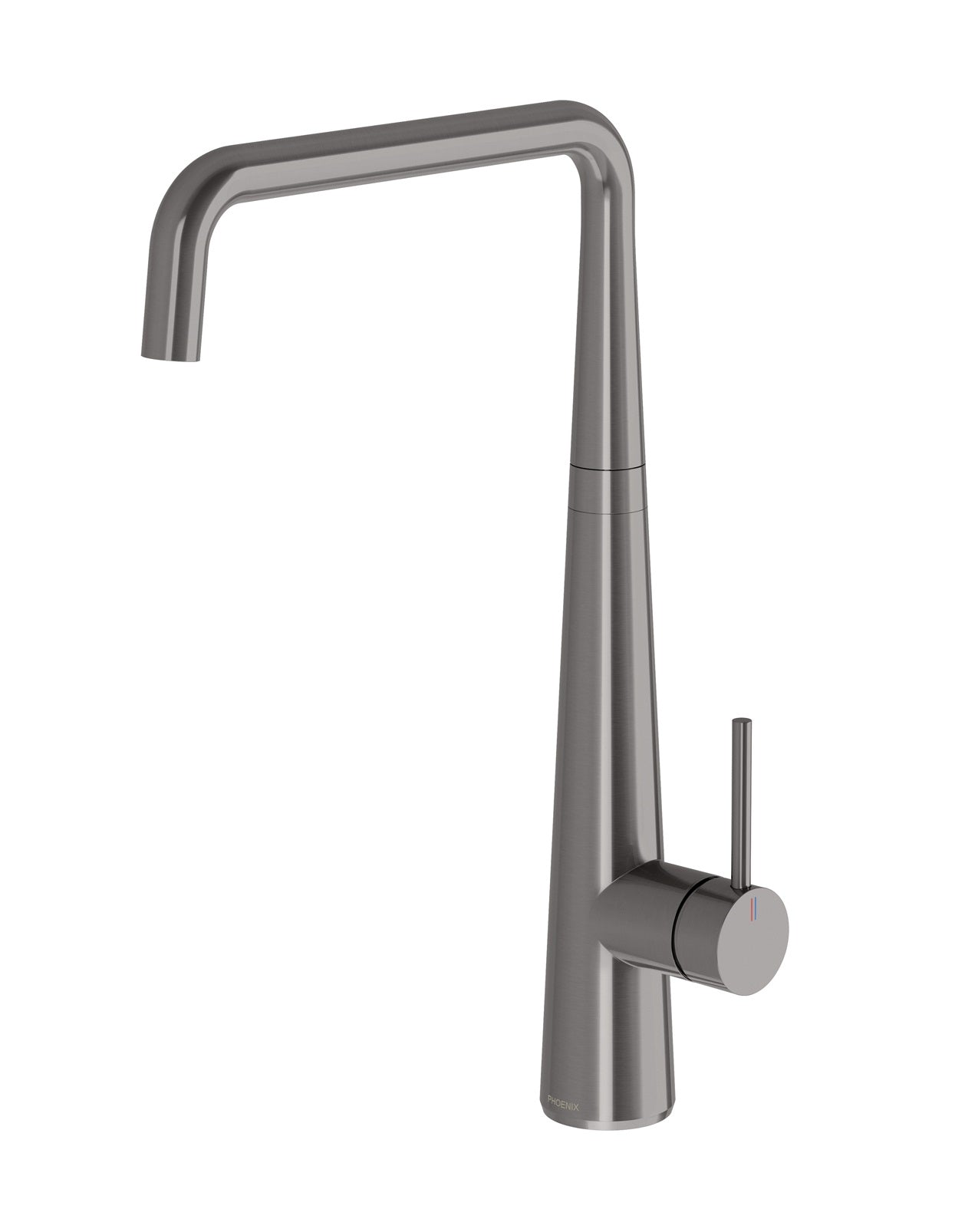 PHOENIX ERLEN SINK MIXER 200MM SQUARELINE BRUSHED CARBON