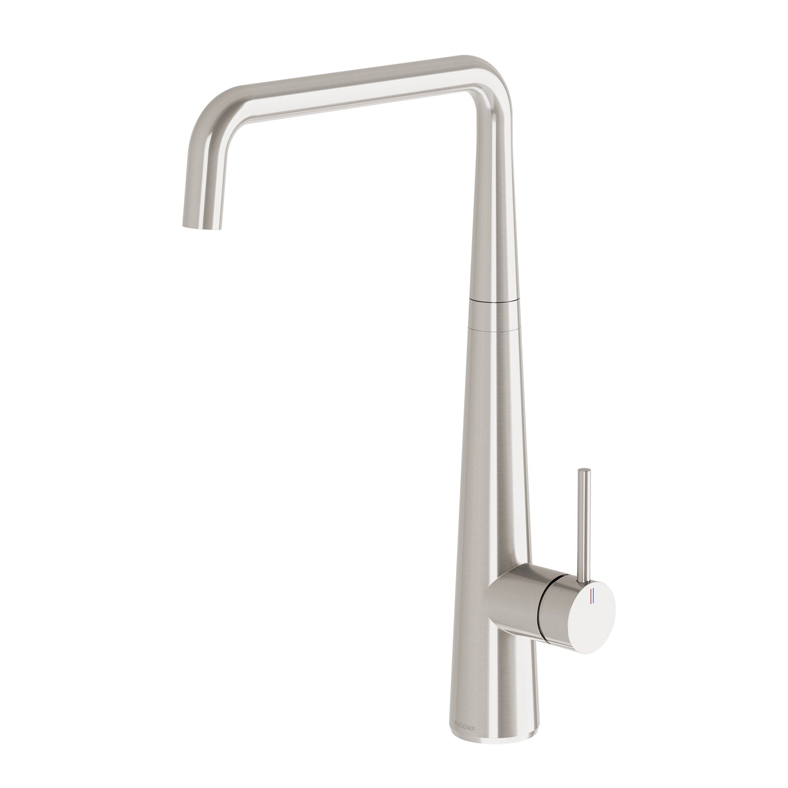 PHOENIX ERLEN SINK MIXER 200MM SQUARELINE BRUSHED NICKEL