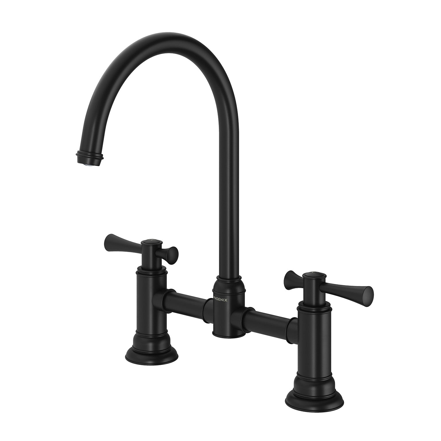 PHOENIX CROMFORD EXPOSED SINK SET 180MM MATTE BLACK