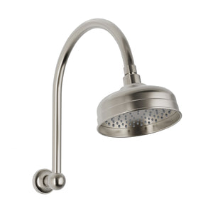 PHOENIX CROMFORD HIGH-RISE SHOWER ARM AND ROSE 150MM BRUSHED NICKEL