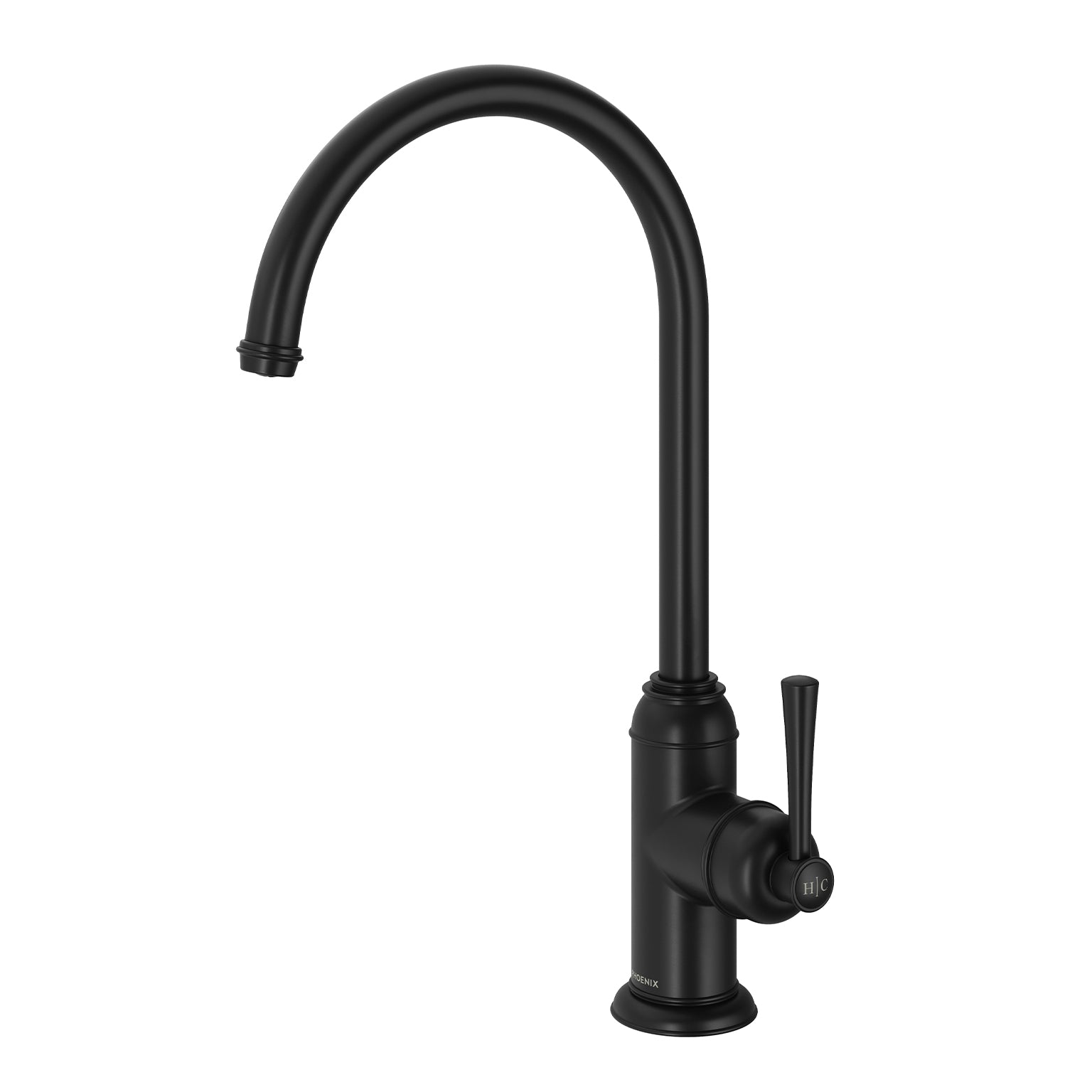 PHOENIX CROMFORD SINK MIXER 180MM MATTE BLACK