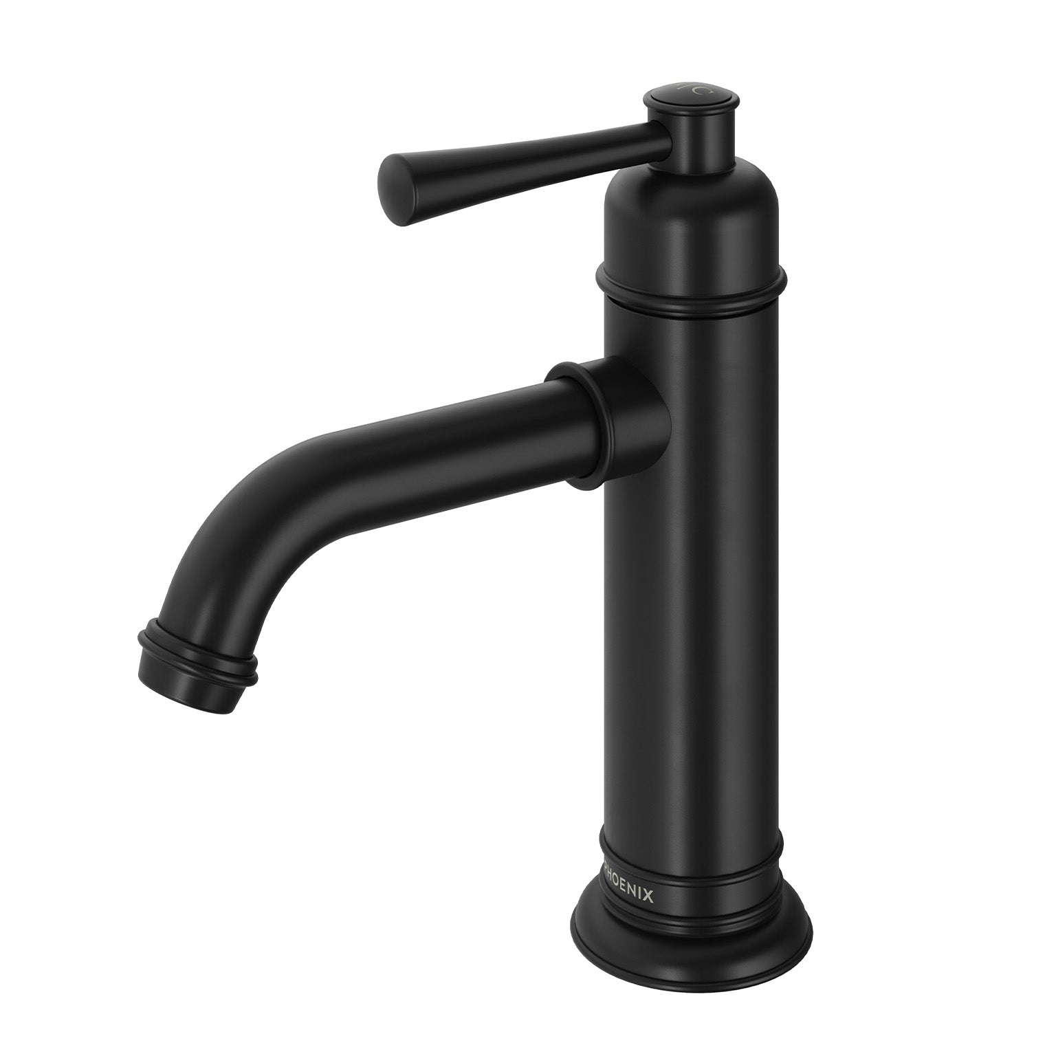 PHOENIX CROMFORD BASIN MIXER 25MM MATTE BLACK