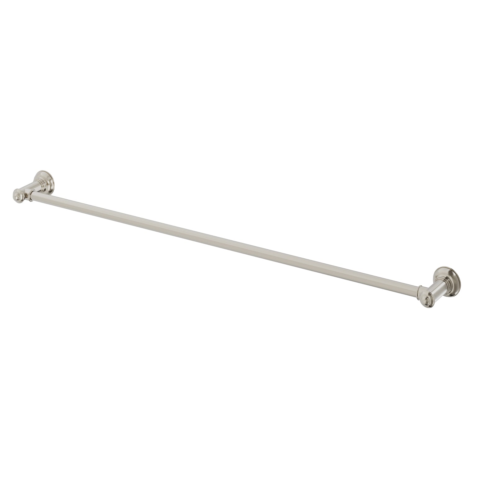 PHOENIX CROMFORD SINGLE TOWEL RAIL BRUSHED NICKEL 800MM