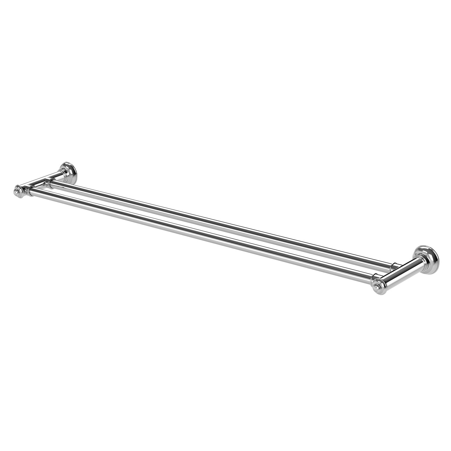 PHOENIX CROMFORD DOUBLE TOWEL RAIL CHROME 800MM