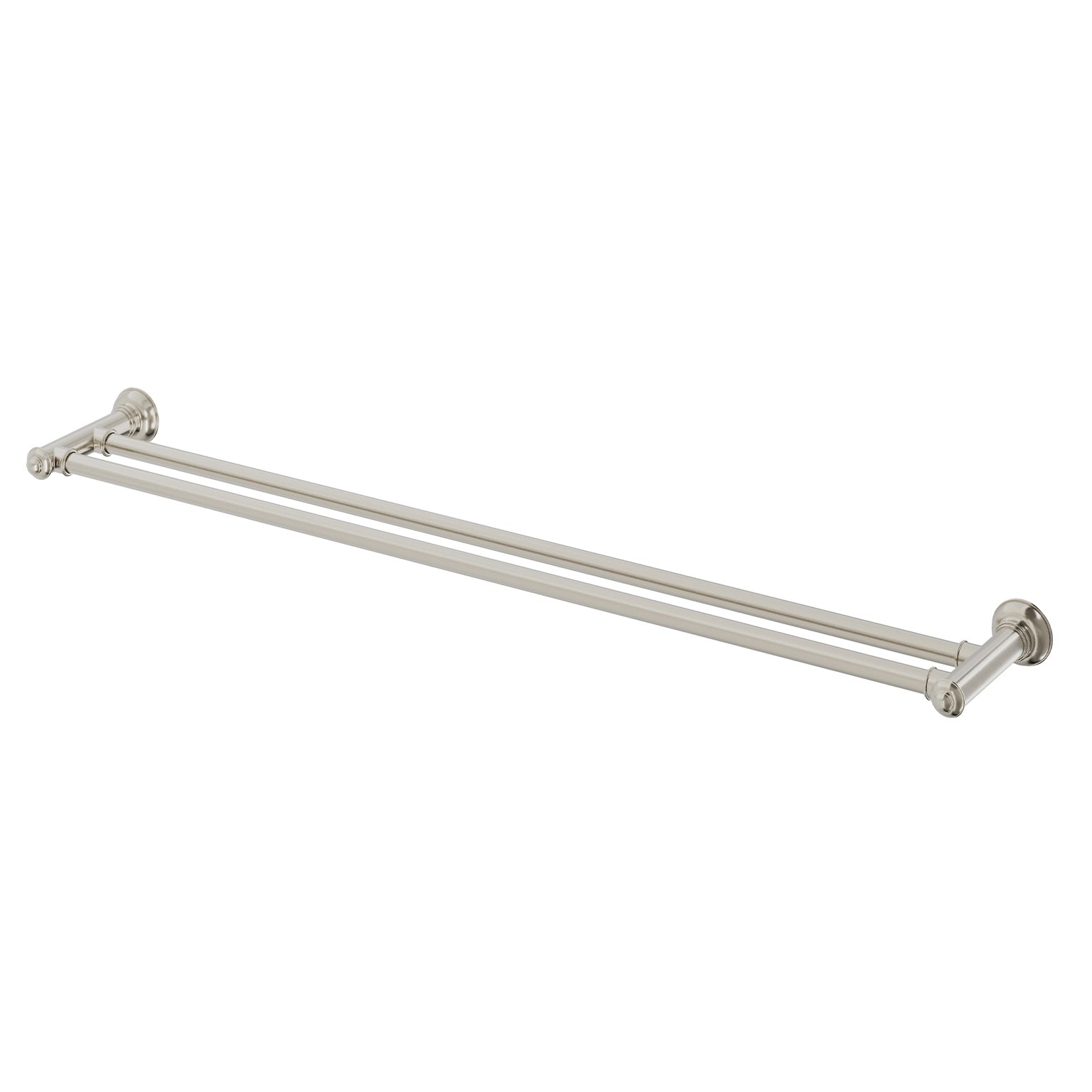 PHOENIX CROMFORD DOUBLE TOWEL RAIL BRUSHED NICKEL 800MM