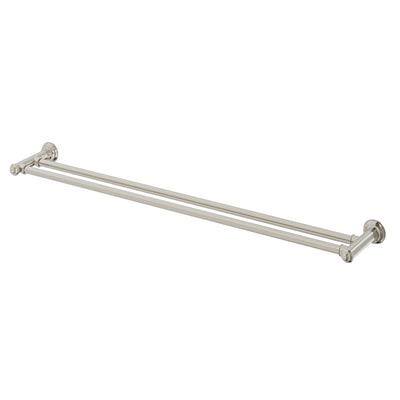 PHOENIX CROMFORD DOUBLE TOWEL RAIL BRUSHED NICKEL 800MM