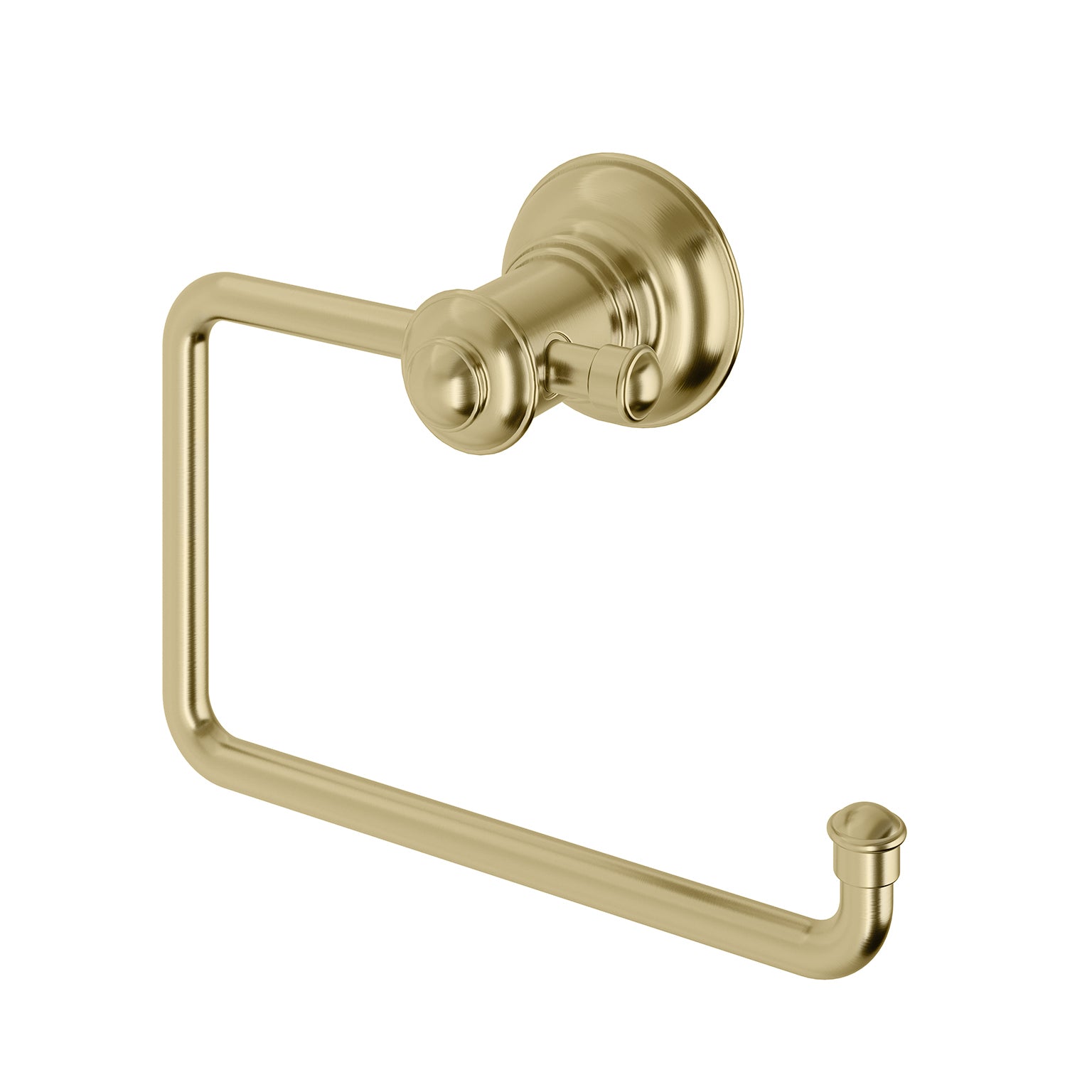 PHOENIX CROMFORD TOILET ROLL HOLDER BRUSHED GOLD 138MM