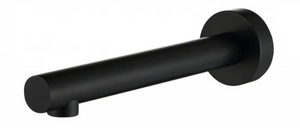 INSPIRE ROUL BATH SPOUT 180MM MATTE BLACK