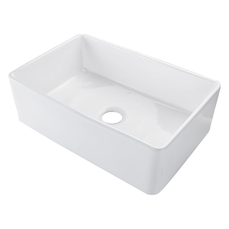 POSEIDON FERMENTALE CERAMIC KITCHEN SINK WHITE 840MM