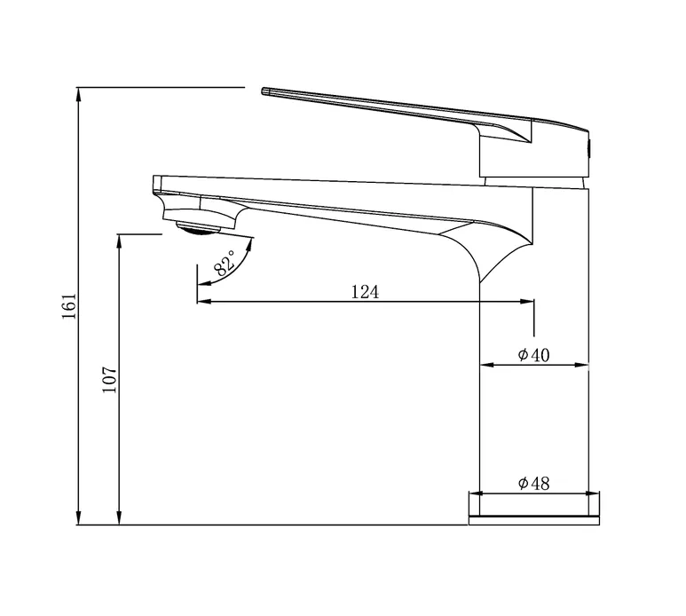 INSPIRE ZEVIO BASIN MIXER GUN METAL