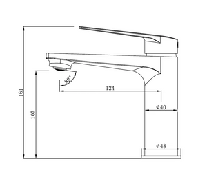 INSPIRE ZEVIO BASIN MIXER BRUSHED GOLD