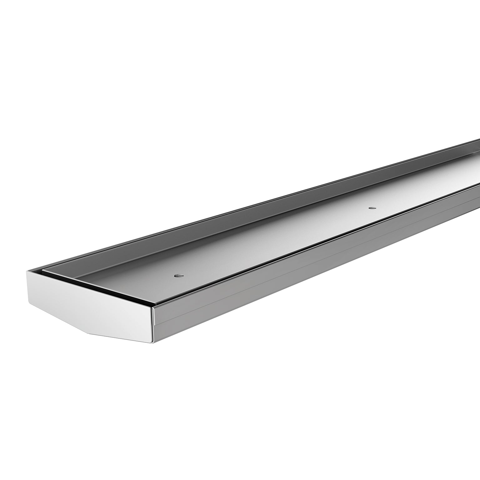 PHOENIX V STAINLESS STEEL 90MM CHANNEL DRAIN TI 100MM OUTLET 600MM, 750MM, 900MM AND 1200MM