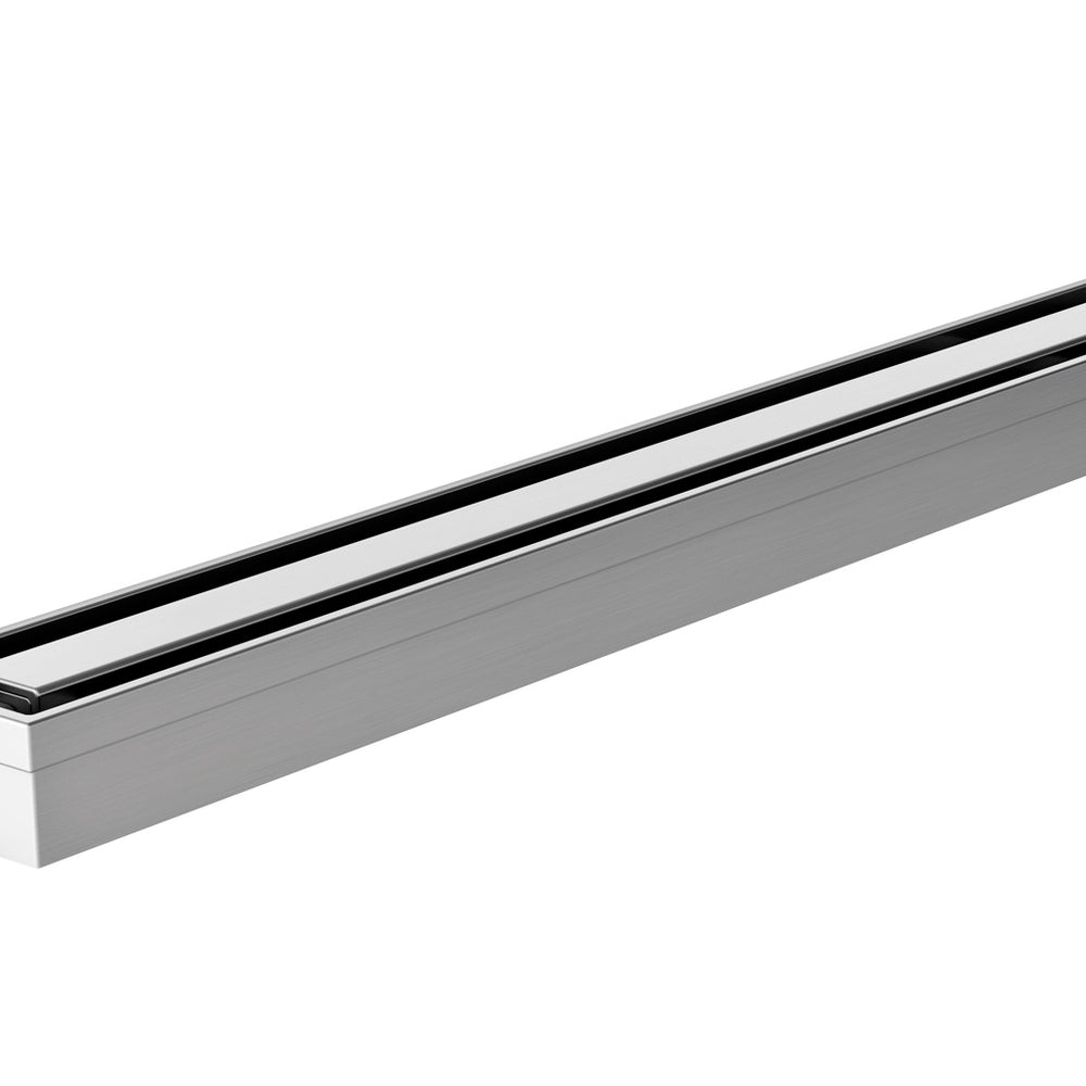 PHOENIX FLAT SLIMLINE 65MM CHANNEL DRAIN 30MM OUTLET STAINLESS STEEL 600MM, 750MM AND 900MM