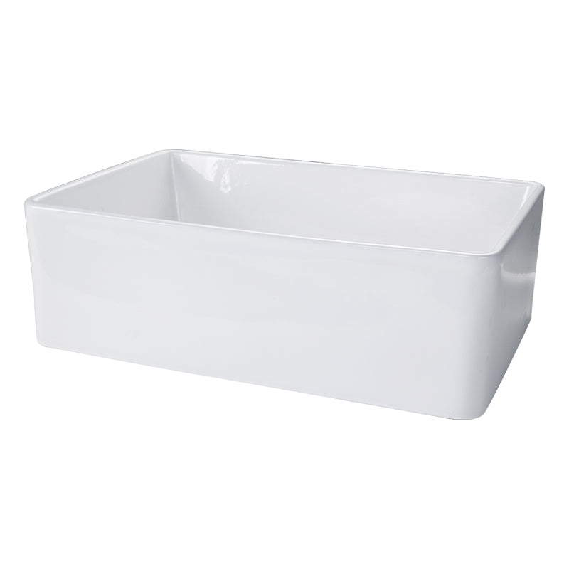 POSEIDON FERMENTALE CERAMIC KITCHEN SINK WHITE 840MM