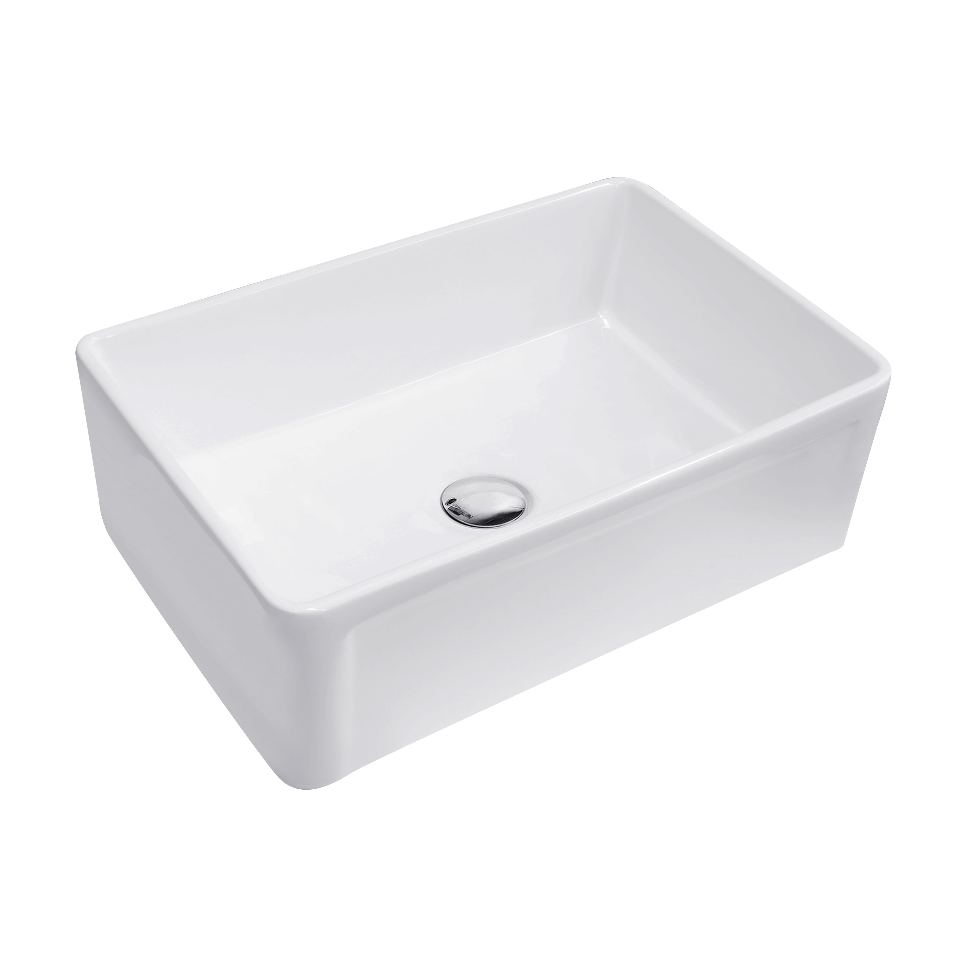 POSEIDON FERMENTALE CERAMIC KITCHEN SINK WHITE 840MM