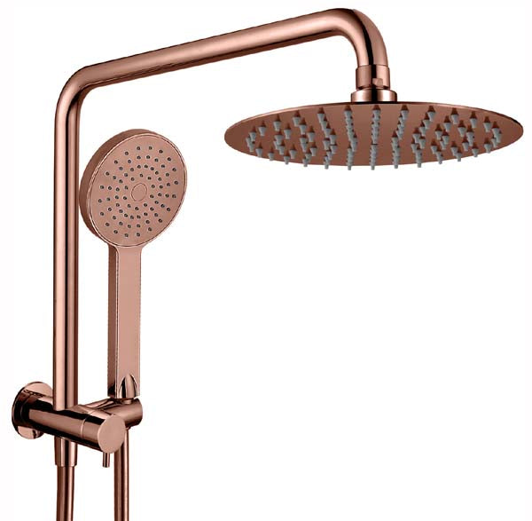 HELLYCAR CUTER SHOWER SYSTEM ROSE GOLD