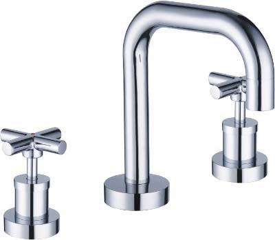 HELLYCAR CROSS BASIN SET CHROME