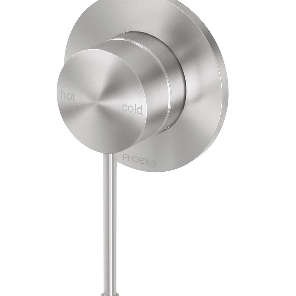 PHOENIX VIVID SLIMLINE LEAD FREE SS 316 SHOWER / WALL MIXER STAINLESS STEEL