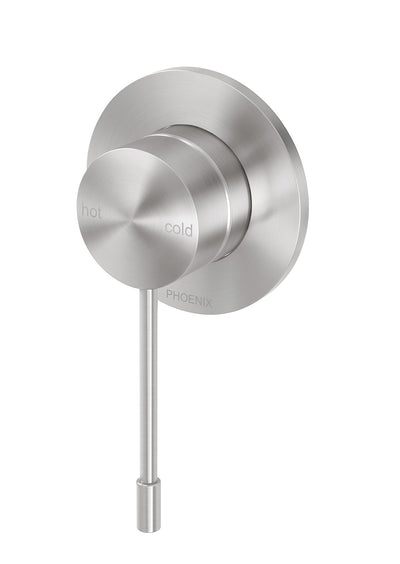 PHOENIX VIVID SLIMLINE LEAD FREE SS 316 SHOWER / WALL MIXER STAINLESS STEEL