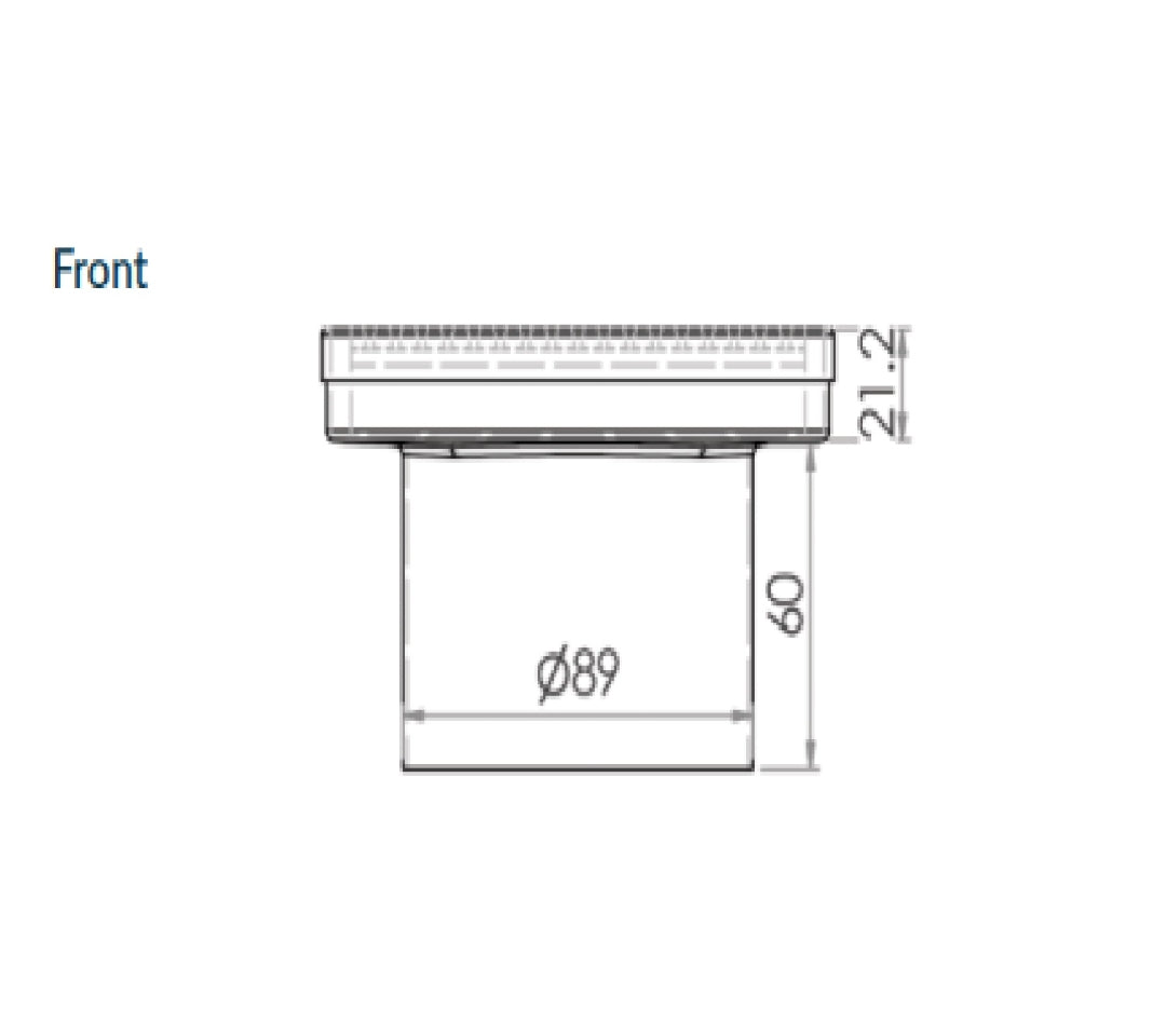 3MONKEEZ WEDGE WIRE POINT DRAIN GREY 130MM